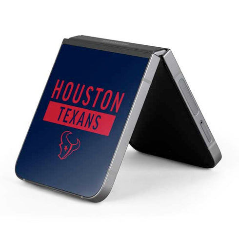 NFL Houston Texans Blue Performance Series Galaxy Z Flip6 Skin